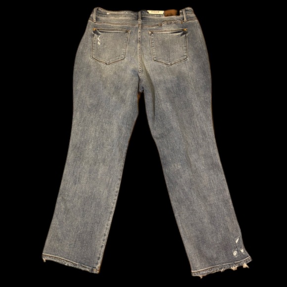 Judy Blue Mid-Rise Cell Phone Pocket Dad Jeans 18W NWT - Picture 3 of 15